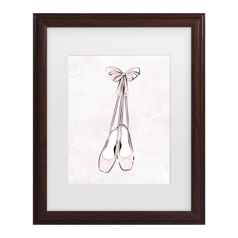 Œuvre encadrée de folâtres de ballerine bolologienne, H 22,75 po x l 18,75 po