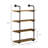 Rack Industrial Pipe Shelves Floating Wall Mounted Bookshelf, Metal Frame Display Rack