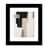 Black Cube Frame Matted