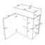 Meuble-lavabo 21,6 po avec lavabo en céramique-821159938