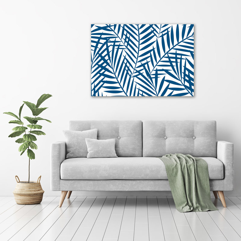 Leaves Of Palm - Wrapped Canvas Print