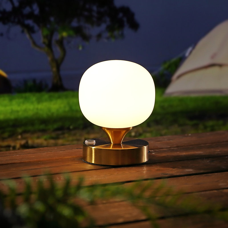 Metal Desk Lamp, Brass Gold