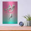 Argent et pistache par Robert Farkas, art mural en métal-699072093