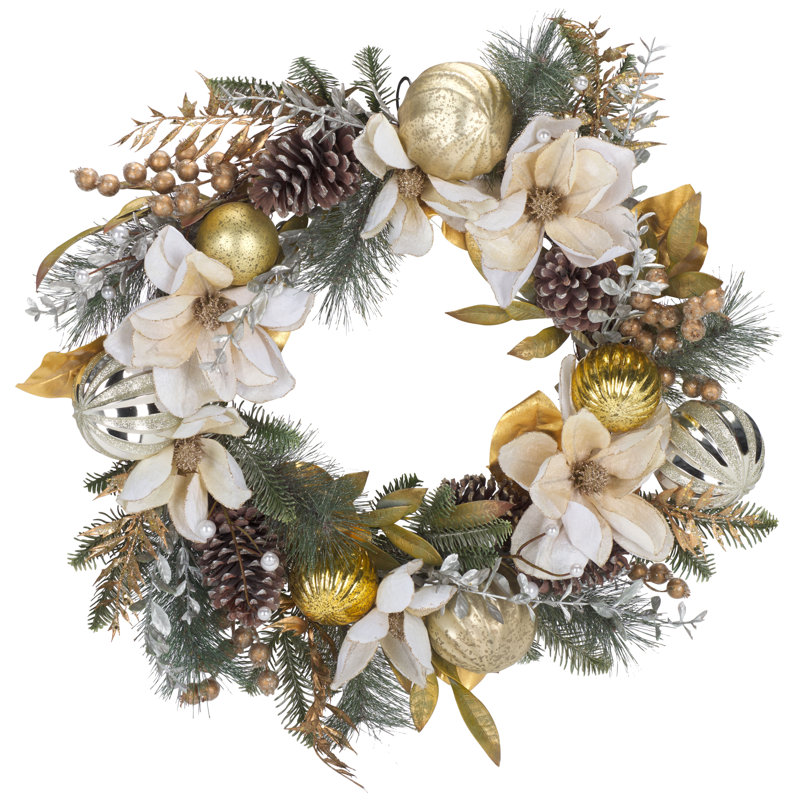 Faux 28 Inch Pine Needle Wreath