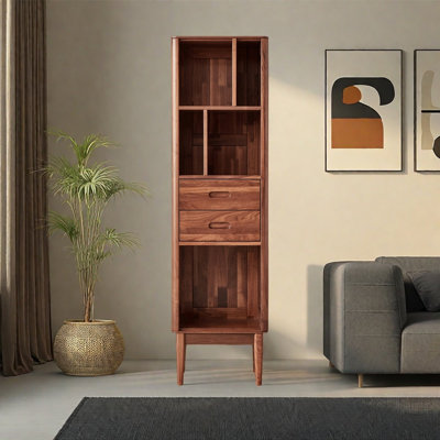 Bibliothèque en bois massif de style chinois