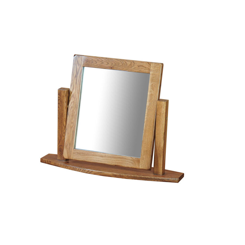 Wood Flat Floor Mirror