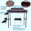 9 pi. L 5 pi. D Pavillon de jardin en acier-98173465