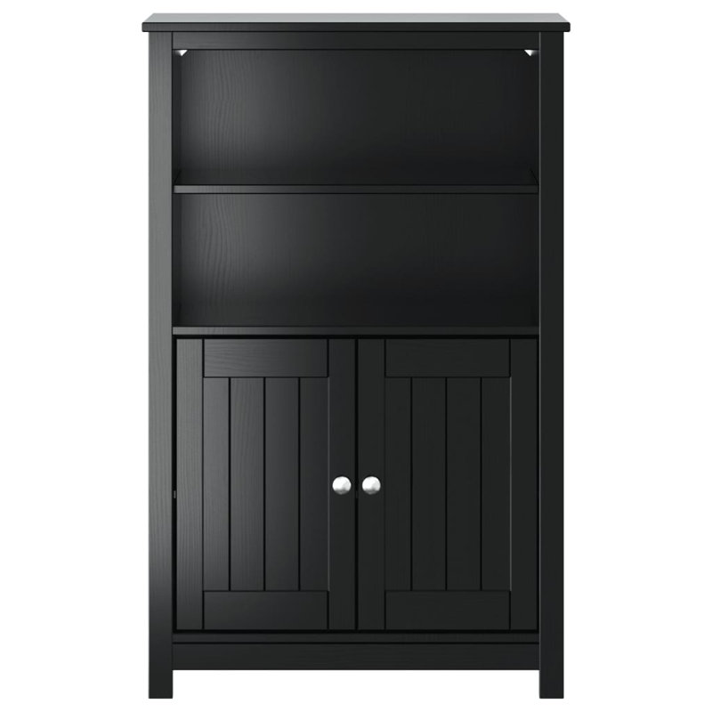 Freestanding Bathroom Cabinet, Black