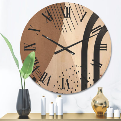 Solid Wood Wall Clock