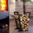 22-Inch V-Shape Adjustable Firewood Rack - Durable Iron, Rust-Resistant, High Capacity