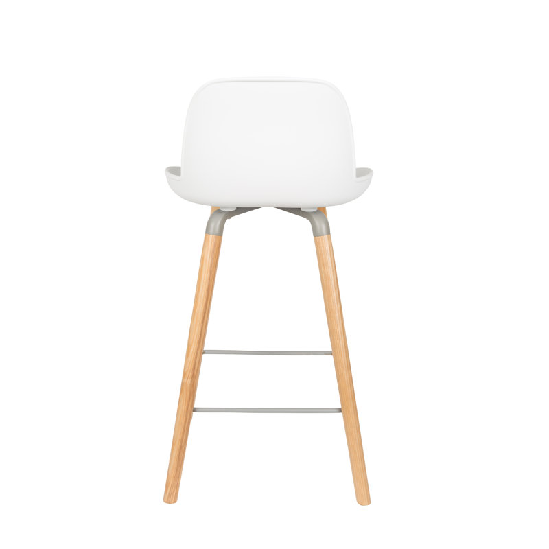 Albert Kuip Counter & Bar Stool, Counter Stool (26" Seat Height), White