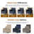29" Wide Upholstered Solid Wood Accent Chair With Folding Side Table-30643671