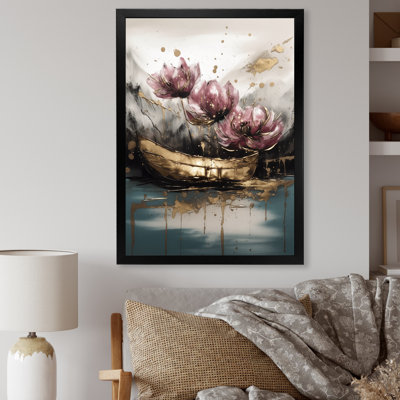 Sérénade rose des tulipes sur toile