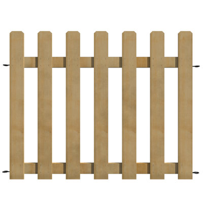 Panneau de clôture en cèdre H 34 po x l 45,5 po