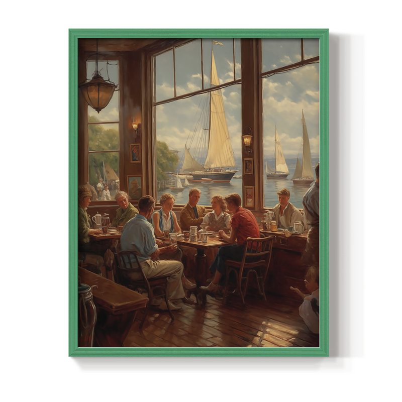 «NAUTICAL Series DCxxxi», Vert, H 15 po x l 12 po