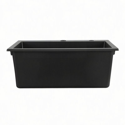 Lavabo de cuisine en granite 25 "à fixation sur le comptoir pour lavabo de bar