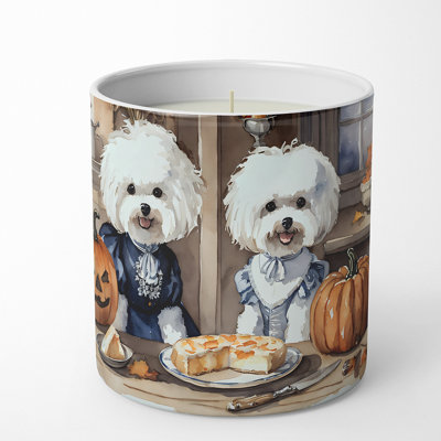 Caroline's Treasures Pumpkin Pie Scented Tumbler Candle With Ceramic Holder In Multi Color;multi Color
