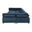 Canapé modulaire à large assise en velours côtelé-131646269