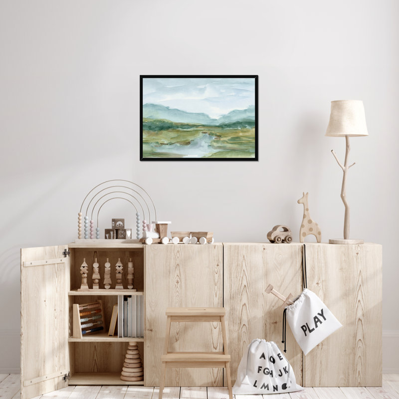 Sketchbook IV by Ethan Harper - Painting, Black Single Picture Framed Paper, 55cm H x 80cm W