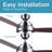 BCF52 Series 52" 3 - Blade Standard Ceiling Fan with Remote Control and Light Kit Included