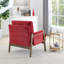 Kelly Mid-Century Modern Velvet Accent Armchair-1358554079