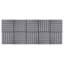 Carreaux de terrasse Sagers vidaXL, 11,8 po x 11,8 po, bois d'acacia massif, résistant aux intempéries