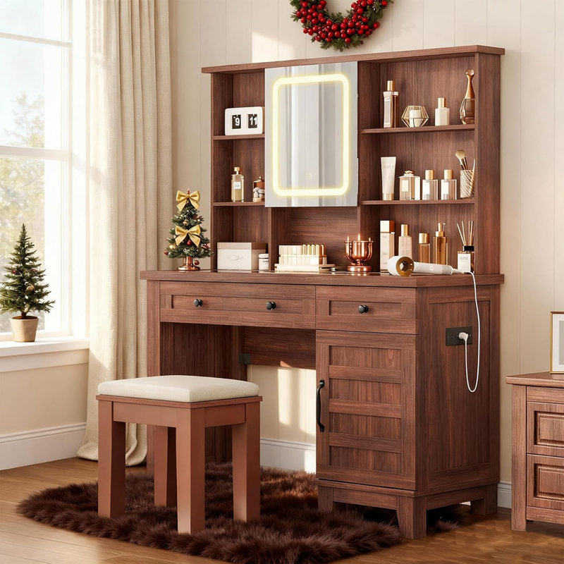 Ensemble de meuble-lavabo en MDF avec chaise