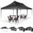 10x20 Pop up Canopy with 6 Removable Sidewalls,Outdoor Waterproof Canopy Tents for Partie Wedding-109709967