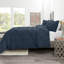 Double Brushed Pleated Duvet Cover Set-1223356689-1223356697