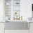 Cass 12" H 2-handle Bridge Kitchen Faucet with Side Sprayer-93174500