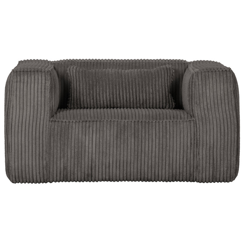 Velvet Armchair, Black