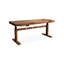 Bureau rectangulaire en bois massif noyer-130036617