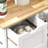 Rolling Kitchen Island Cart, Bar Serving Cart with Drawers