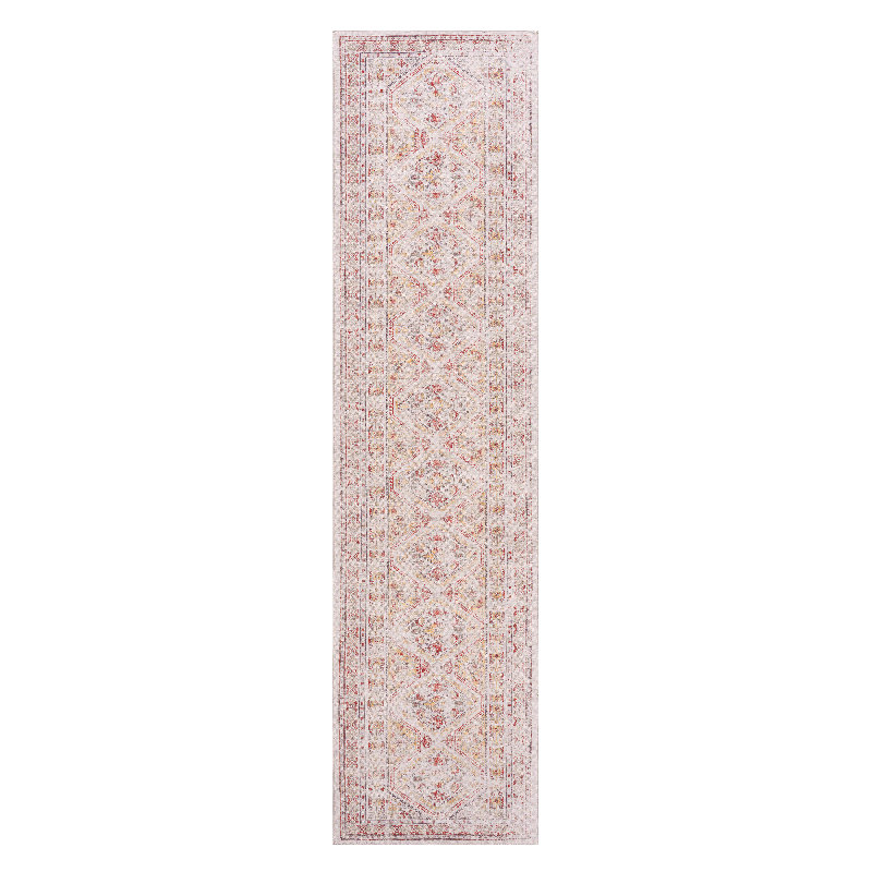 Washable Runner Rug - Beige, 2'6'' X 10' - Low Pile, Non-Slip, Pet Friendly, Runner 2'6" x 10'