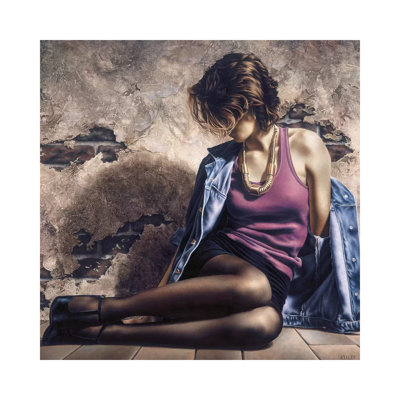 Against a Crumbling Wall 1 Piece Wrapped Canvas Wall Art
