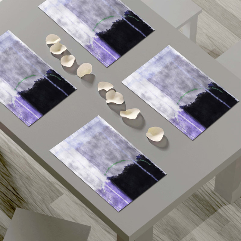 Napperon abstrait en polyester