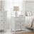 Luca 3-drawer Nightstand - White-1851894303