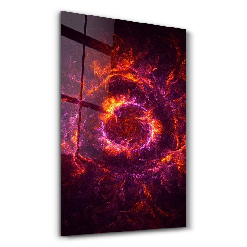 Élégante peinture murale en verre trempé de 13,8 po x 21,7 po | 100% verre trempé, épaisseur: 0,16 pouce | Imprimé UV pour des couleurs éclatantes | Parfait pour la décoration intérieure, le salon et les espaces de bureau
