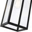 Schock Matte Black Outdoor Wall Lantern-211672985