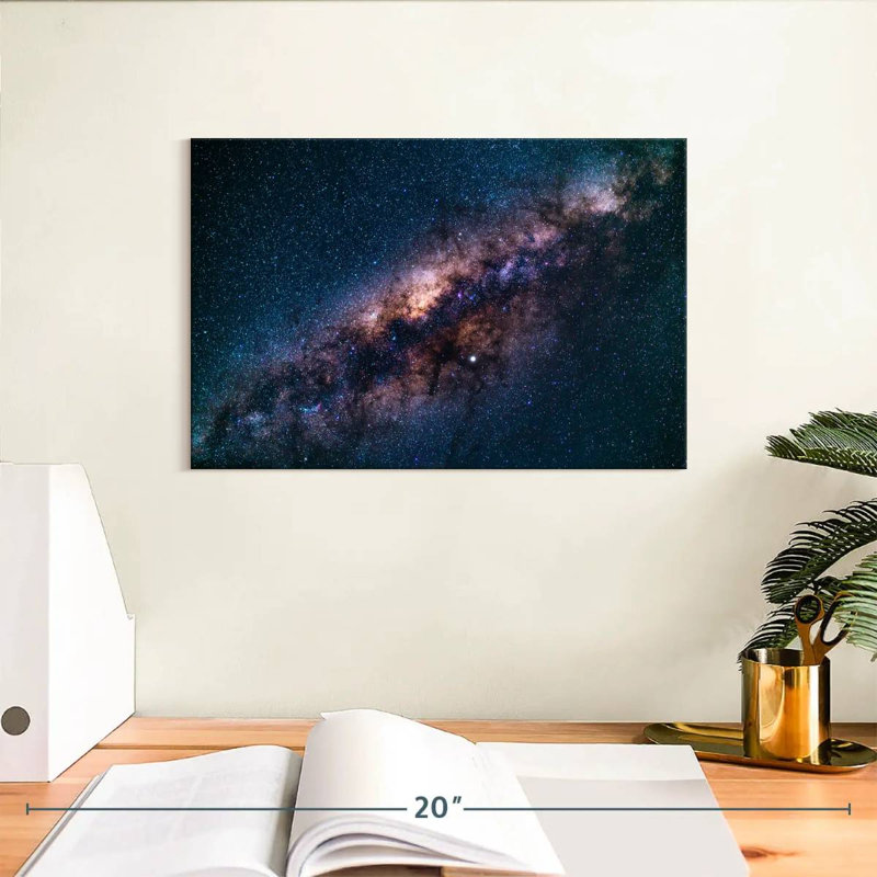 Étoiles d'Oberle dans la Voie Lactée, H 8 po x l 12 po