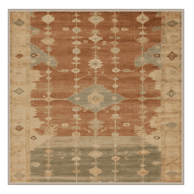 Machine Washable Overdyed Brown Area Rug