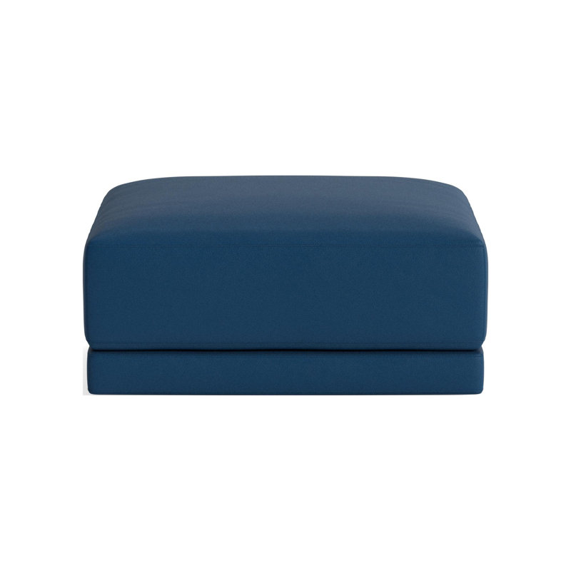 Eva Ottoman, Leather - Deep Blue