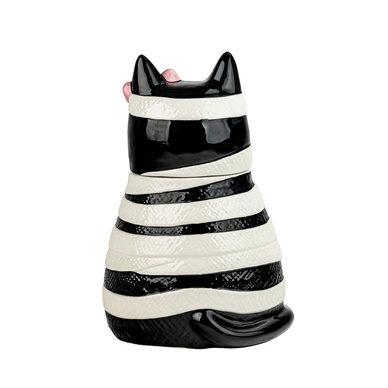 10 pots à biscuits 10 Strawberry Street Mummy Cat