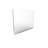 Fixturedisplays® 13 X 8" Clear Acrylic Frame, Lucite Sign Holder Ghost Plaxiglass Detachable Header 16800