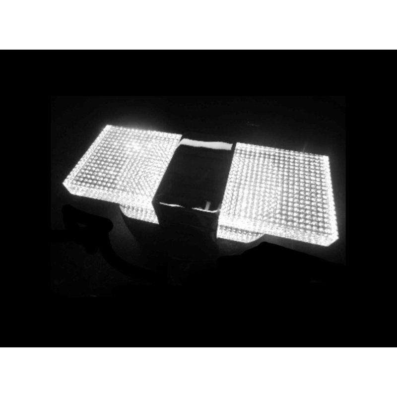 Plafonnier encastré 2 lumières del Derwin