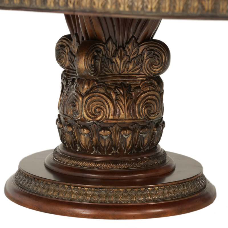 Villa Valencia Round Solid Wood Dining Table