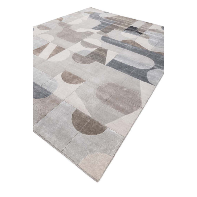 Contemporary One-of-a-Kind Rectangle 9'2" X 12' Hand Knotted Area Rug