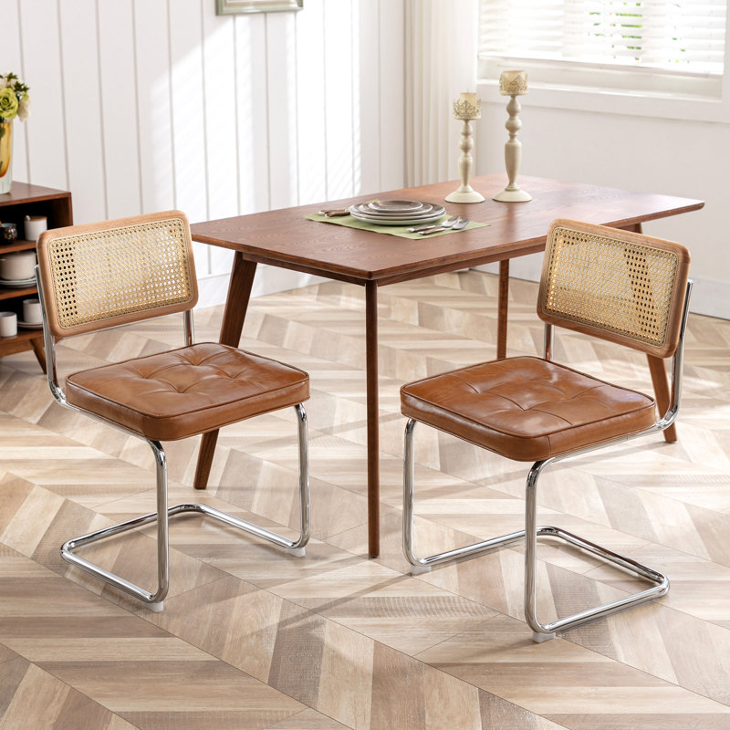Aveon Upholstered Dining Chair, Brown