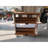 Medieval Modern Independent Shoe Cabinet, 31.5-Inch Walnut Shoe Storage Cabinet,, Fence Shoe Cabinet With 2 Flip Drawers, Suitable For Corridors And Entrances-5940307