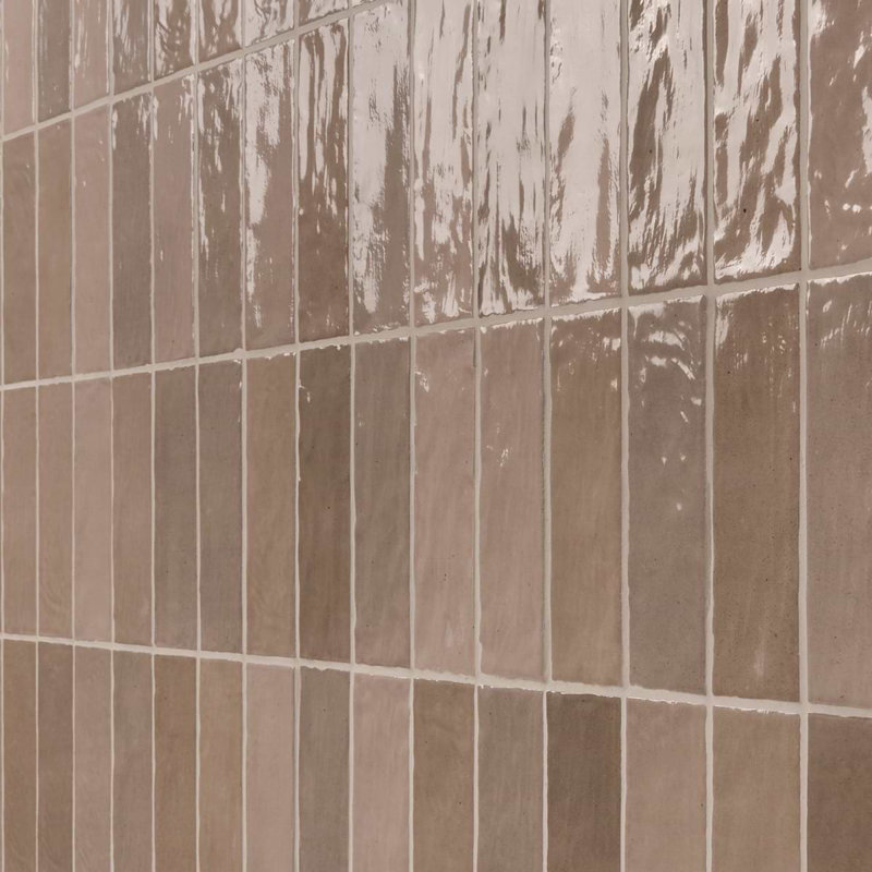 Portmore 3x8 Glazed Ceramic Tile, Taupe